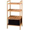 KESPER Badregal aus Bambus mit Korb – - – 44 x 33 x 93 cm – Produktbild-Vorschau 8