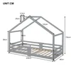 Dětská postel Sweiko borovice Postel 90x200cm s komínem a Náhled obrázku produktu 7