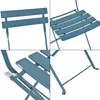 Bistro set 'Caprile' 3 ks. skládací ocelová tyrkysová Náhled obrázku produktu 6