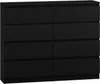 Topeshop M8 120 CZERŃ Kommode Produktbild-Vorschau 6