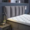 BIRDY  Bett Grau Boxspringbett mit Matratze 160x200 Produktbild-Vorschau 3