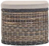 KRINES HOME rattanowy kosz na pranie siedzisko skrzynia na Podgląd zdjęcia produktu 7