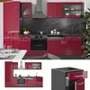 Cucina componibile Vicco R-Line Rosso lucido/antracite 300 Anteprima dell’immagine prodotto 3