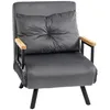 Sofa rozkładana HOMCOM 4 w 1, 2-osobowa z funkcją spania, Podgląd zdjęcia produktu 1