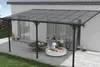 Terrassenüberdachung Carport KLEO 500L300 Aluminium Grau Produktbild-Vorschau 11