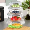 Vilde | Lunchboxen Set - Glasbehälter - 4 Stück - 1,3 L Bis Produktbild-Vorschau 2
