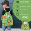 HECKBO Kinder Turnbeutel mit Sichtfenster & Dschungel-Motiv Produktbild-Vorschau 2