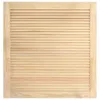 vidaXL Portes à lamelles 2 pcs. Pin massif 61,5x59,4 cm Voir les images du produit 9