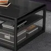 Stolik Kawowy Nowoczesny Ława Z Półkami Pokój Salon Duży Podgląd zdjęcia produktu 5
