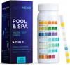 Aquanexo Teststreifen 7-in-1, pH und Chlor Wassertester 100 Produktbild-Vorschau 1