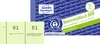 Avery Zweckform 869-10-1, Nummernblock, hellgrün, Produktbild-Vorschau 1