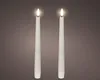 LED Kerzen 25,5cm mit Timer Outdoor Kunststoff 2 Stk. Weiß Produktbild-Vorschau 3