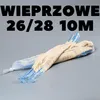 Two rolls of sausage casing are laid diagonally on a gray background. Text is overlaid at the top of the image. Náhled obrázku produktu