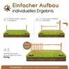BOOGARDI Zaunelement Haselnuss · 140x200cm (Lattenabstand Produktbild-Vorschau 4
