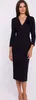 Stylove Midikleid für Frauen Ivgach S372 schwarz XL Produktbild-Vorschau 6