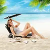 CASARIA® Sonnenliege Klappbar mit Dach Strandliege mit Produktbild-Vorschau 2
