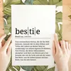 bestie Poster Definition - Beste Freundin Geschenk Produktbild-Vorschau 3