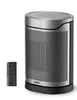A Dreo electric heater and its remote control are displayed against a white background. Produktbild-Vorschau