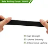 10 Stück 1m Schwarz Spanngurte, 25mm Breit, Verstellbare Produktbild-Vorschau 2