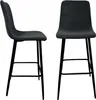 Hoker Krzesło Tapicerowane Barowe Wysokie Do Wyspy Welur Podgląd zdjęcia produktu 6