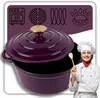 Pentola in ghisa smaltata 26 cm 5 l Hage Melanzane Anteprima dell’immagine prodotto 4