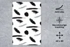 MuchoWow® Mauspad Mousepad Federn - Schwarz und weiß - Produktbild-Vorschau 2