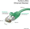 RJ45 Patchkabel CAT 7 Rohkabel U/UTP grün 10m Produktbild-Vorschau 2
