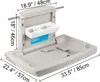 SucceBuy Wandmontierte Baby Wickelstation Vertikaler Produktbild-Vorschau 8
