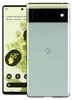 A Google Pixel 6 phone is shown with its screen displaying weather information and a calendar event. The back of the phone is also visible, showing the camera bar and the Google logo. Anteprima dell’immagine prodotto