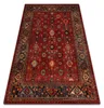 Tapis en laine OMEGA PARILLO Cadre rubis rouge 170x235 cm Voir les images du produit 1