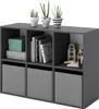 Biblioteca Loni 2x3 grigio Anteprima dell’immagine prodotto 1