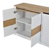 Merax Hochglanz Sideboard mit RGB LED Beleuchtung und 4 Produktbild-Vorschau 11