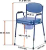 VEVOR Nachttoilettenstuhl 181 kg belastbar, Produktbild-Vorschau 7
