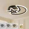 Moderne LED Deckenleuchte Stern Mond 3000K-6000K Dimmbare Produktbild-Vorschau 5