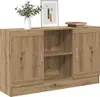 vidaXL Artisan dubový príborník 120x30,5x70 cm materiál na Náhľad obrázku produktu 2