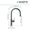 SCHÜTTE BLACKPOOL Spültischarmatur, Graphit matt, mit Produktbild-Vorschau 7