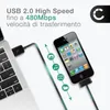 CELLONIC 1x USB A Cavo dati compatibile con Samsung Anteprima dell’immagine prodotto 5