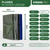 Plane Tarpaulin Light 4x6 m, 65 g/m, Abdeck-, grün, mit Produktbild-Vorschau 2