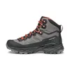 Multifunktionsschuh "Rush TRK LT GTX Wmn" von Scarpa in Grau mit roten Schnürsenkeln. Produktbild-Vorschau