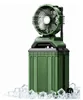 Zimilo Mobiler Akku Nebelventilator, Camping Ventilator mit Produktbild-Vorschau 1