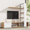 Merax Wandschrank mit drei Regalen und einer Tür, mit zwei Produktbild-Vorschau 9