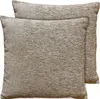 2er Set Kissenhüllen 45x45 cm beige meliert als weiche Produktbild-Vorschau 1