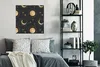 MuchoWow® Poster Muster - Mond - Sonne - Gold 75x75 cm - Produktbild-Vorschau 4