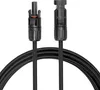 Kabel fotowoltaiczny 6 mm² z wtyczką 1 m, czarny Podgląd zdjęcia produktu 1