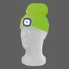 Strickmütze Mütze Wintermütze neongelb m. LED Licht 3-stufige Helligkeitsverstellung aufladbar mit USB A Port online kaufen 370418 40010 350717 4066986400100 Vista previa de la imagen del producto