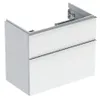 Geberit 502.308.01.2, Weiß, Chrom, 2 Schublade(n), 740 mm, Produktbild-Vorschau 5