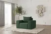 Sofaset Designersofa ESTELLE 3-2-1 in Stoff Poso Grün Produktbild-Vorschau 3