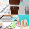 100 Stück Silberne Buchringe mit Lochzange, 25mm Produktbild-Vorschau 5