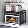 Erweiterbares Mikrowellenregal,Verstellbares Küchenregal Produktbild-Vorschau 7
