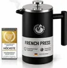 Coffee Fox Luxe French Press, 350 ml, zwart. Dubbelwandige Productafbeelding-voorbeeld 1